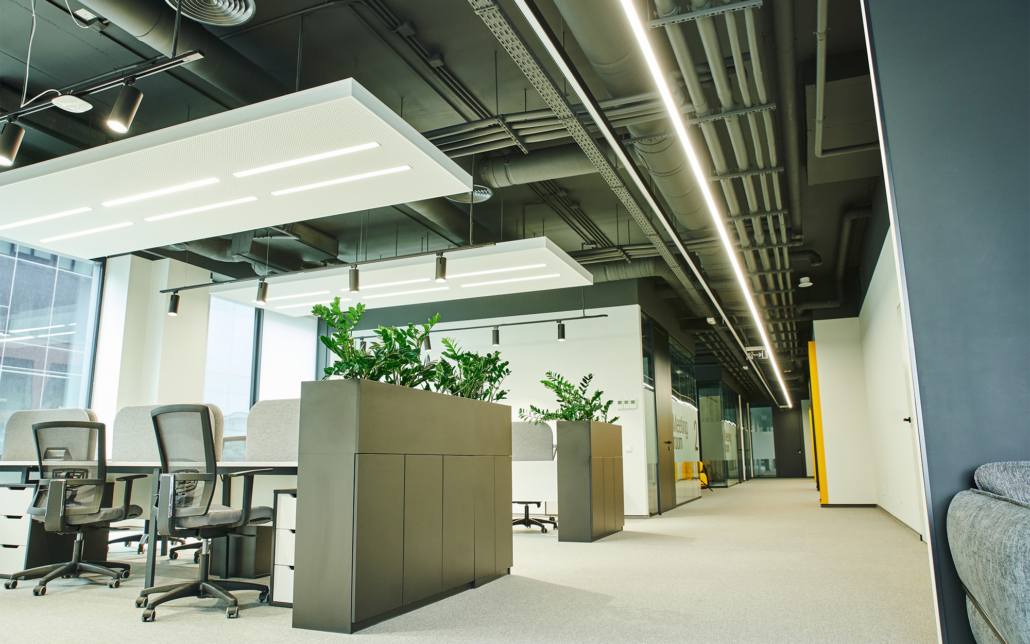 Led Lighting Strips In Office